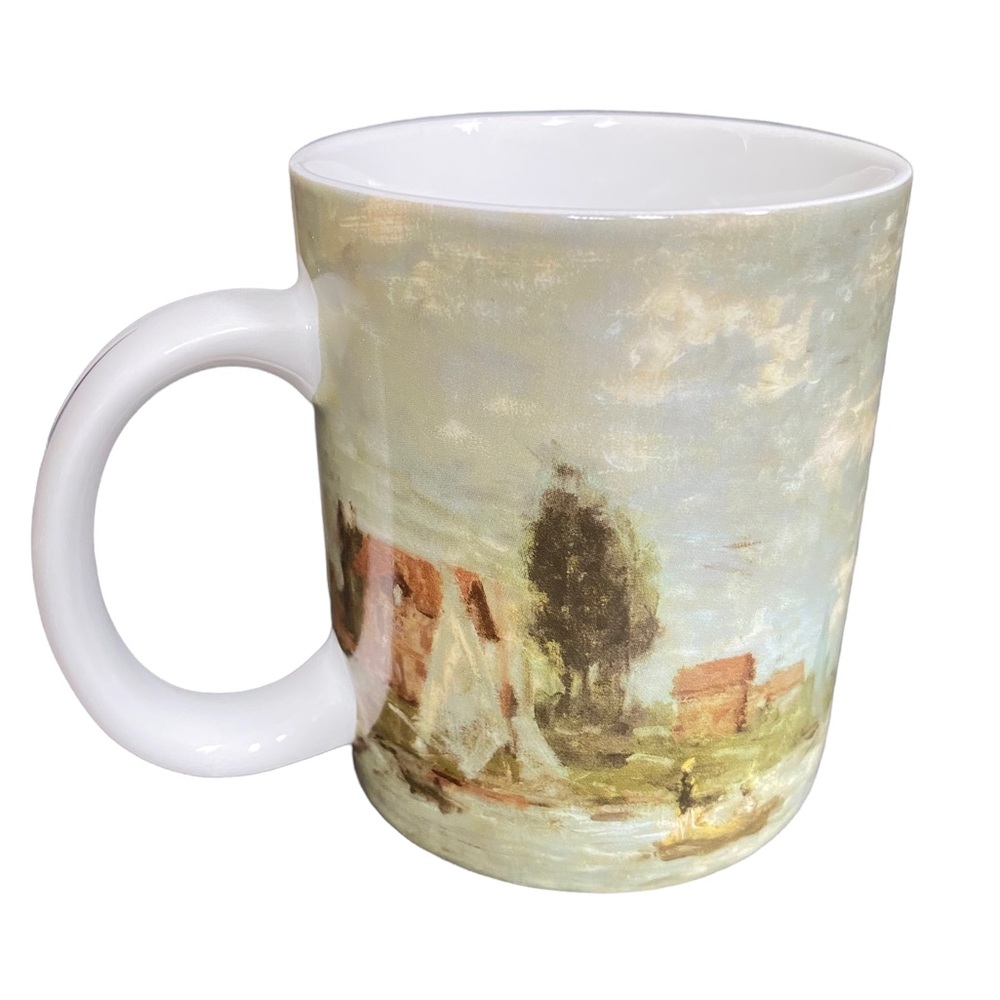 Monet The Regatta Impressionist Art Coffee Mug